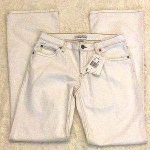 CAbi 895-L white boot jeans Sz 6